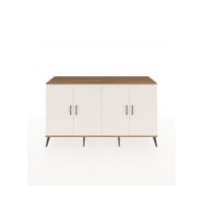 Kronos Konsol 6 Raflı 4 Kapaklı 176x59x99 Çam-Aytaşı/Çam