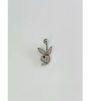 Tavşan Detaylı Göbek Piercing - Pg0114