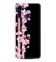Reeder P13 Blue Max Kılıf Desenli Silikon Pink Flowers 3