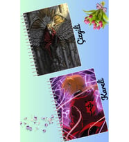 Edward elric defter seti 2 adet A4 boyutu 21*30 çizgili + kareli 60 syf