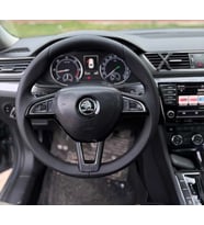 Skoda Fabia Octavia Super B Rapid Kodiaq 2013-2020 Araca Özel Dikmeli Direksiyon Kılıfı F1 OLMAYAN