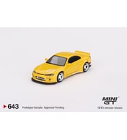 Mini GT Nissan Silvia (S15) Rocket Bunny Bronze Yellow 643 (Çok Renkli)