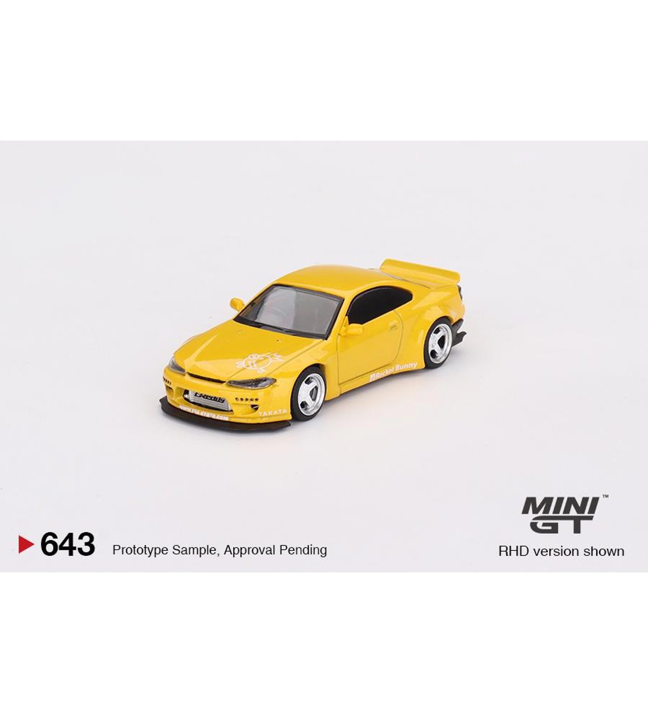 Mini GT Nissan Silvia (S15) Rocket Bunny Bronze Yellow 643