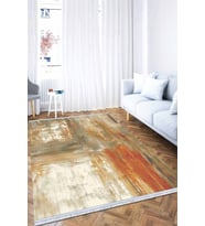 Taba Spor Desen Dokuma Pamuk Taban Kaymaz Kilim KLM124