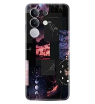 Vivo Y29 Kılıf Boutique Baskılı Resimli Ay Pattern Pcode -030