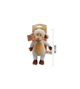 Sevimli Kuzucuk Peluş Oyuncak Uyku Arkadaşı 30 Cm (Çok Renkli)