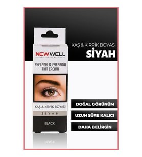 New Well Kaş &Kirpik Boyası Siyah