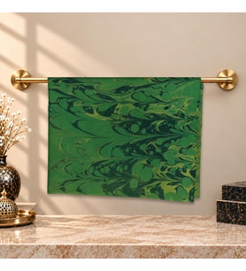 e38 EL İŞÇİLİĞİ KADIN RENKLİ EBRU FULAR 175*35 cm-6715