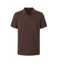 Trender Waffle Kahverengi Erkek Polo Yaka T-shirt 2645