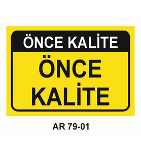 İŞ GÜVENLİĞİ UYARI LEVHASI 1 ADET PVC 21 X 29CM