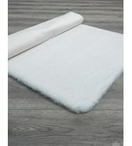 Makine Kaymaz Yıkanabilir Beyaz Bohem Salon Halısı Mutfak Halısı Koridor Halısı Yolluk Beyaz