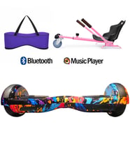 Citymate Elektrikli Kaykay Hoverboard Akıllı Denge 6.5 Inch + HoverKart + Çanta EXTREM PAKET D026