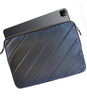 RİCH SMİTH ® GERÇEK DERİ 13" LAPTOP VE A4 EVRAK EL ÇANTASI CLUTCH / 6218 LACİVERT (ŞERİT KUZU)
