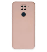 Durukar® Redmi Note 9 Kılıf Nano içi Kadife Silikon - Pudra