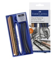 Faber-Castell Kömür Eskiz Seti 7 Parça