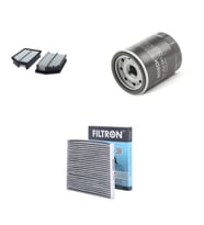 Bosch Filtre Bakım Seti Hyundai i30 1.6 GDI 2012-2016 Benzinli Hava + Yağ f. + Polen Filtre Filtron