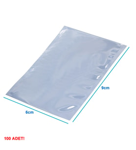 Antistatik Poşet 6x9cm 100 Adet Şeffaf Su Toz Geçirmez Koruyucu Esd Metalize Torba Çanta Saklama