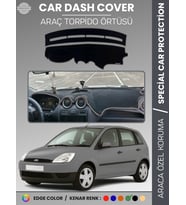 FORD FİESTA (2002-2009) Torpido Örtüsü Ön Panel Koruma Tam Uyum Çatlamayı Önler Kolay Montaj