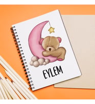 Hoş Geldin Bebek Tasarımlı Defter Kişiye Özel