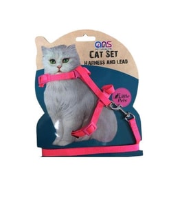 ANS Lüks Gato Kedi Göğüs Takım Tasması Pembe