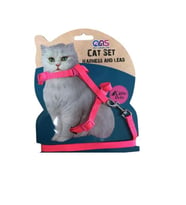 ANS Lüks Gato Kedi Göğüs Takım Tasması Pembe