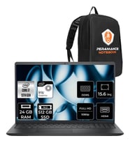 Dell Pro 15 Essential i7 1355U Notebook 24GB RAM 512GB SSD 15.6" FHD 120Hz FreeDOS + Per4 Çanta PV15250007P312