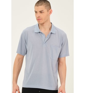 T0063 DEWBERRY ERKEK T-SHIRT-MAVİ