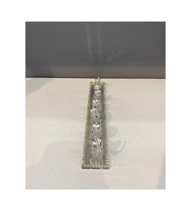Dekoratif Kristal Cam Küçük Yedili Fil Gümüş
