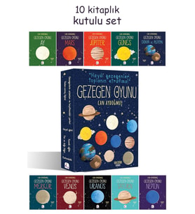 Gezegen Oyunu Seti – 10 Kitap Kutulu (Krem)