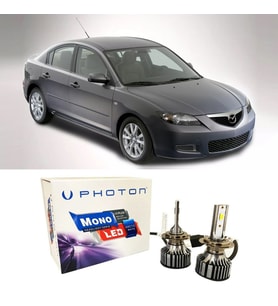 Mazda 3 Led Xenon Uzun Far Ampulü HB3 Mono Yeni Seri Beyaz 2003-2008