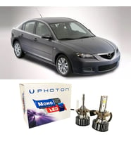 Mazda 3 Led Xenon Uzun Far Ampulü HB3 Mono Yeni Seri Beyaz 2003-2008