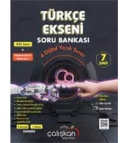 Çalışkan Yayınları 7 Sınıf Türkçe Ekseni Soru Bankası