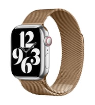 Apple Watch 40mm Uyumlu Kordon Hasır Metal Mıknatıslı Örgü Zore KRD-01 Kayış