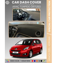 PEUGEOT 5008 (2011-2014) Torpido Örtüsü Panel Koruma Torpido Koruma Tam Uyum Kaymaz Özel Kesim