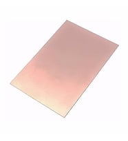 10x15cm Tek Yüz Bakır Plaket Pcb  Elektronik Baskı Devre Prototip Test Deney Deneme Kartı FR4 Levha