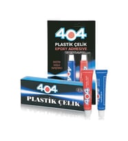 404 Plastik Çelik Şeffaf Yapıştırıcı 16Gr 3 adet
