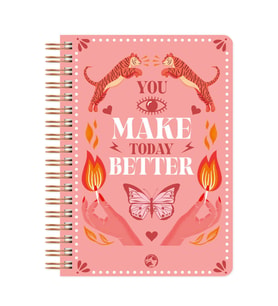 Utopia Spiralli Defter Düz Make Better 17x24 cm