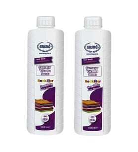Ersağ Çamaşır Yıkama Sıvısı (Renkliler İçin) 1000 Ml. x 2 Adet