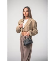 ÇÇS Siyah Kadın El ve Omuz Çantası 18240