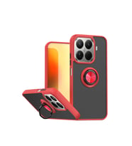 Xiaomi Mi 15t Pro Montreal Yüzüklü Silikon Kapak - Kırmızı