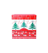 Yılbaşı Çam Ağacı Motifli Hediye Kutusu 8x6 cm