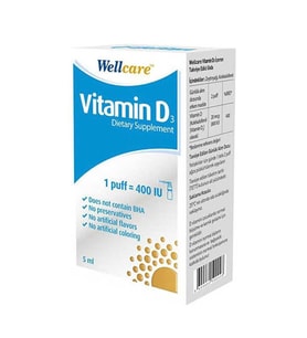 Wellcare Vitamin D3 400 IU 5 ml
