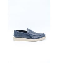 Freefoot 226825 Erkek Casual Ayakkabı - LACİVERT CROCO DERİ