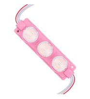12 Volt 3 Watt Pembe LED Modül - 74X20 Mm - 3030 Çip