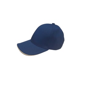 Garson Boy Gabardin Sadeviç Model Şapka Çocuk Şapka 6-12 Yaş (Mavi)