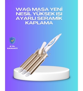 Hızlı Isınan Şarjlı Saç Kıvırıcı Maşa
