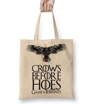 Game Of Thrones Crows Before Hoes Got Bez Çanta Uzun Saplı