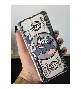 Reno 5 Lite Uyumlu Baskılı Şeffaf Telefon Kılıfı