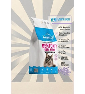 Kuzeylife Bentonit Kedi Kumu Lavanta Kokulu 20 Lt