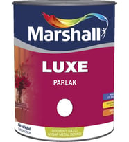 MARSHALL LUXE PARLAK 0.75 LT SİYAH SOLVENT BAZLI AHŞAP METAL BOYASI